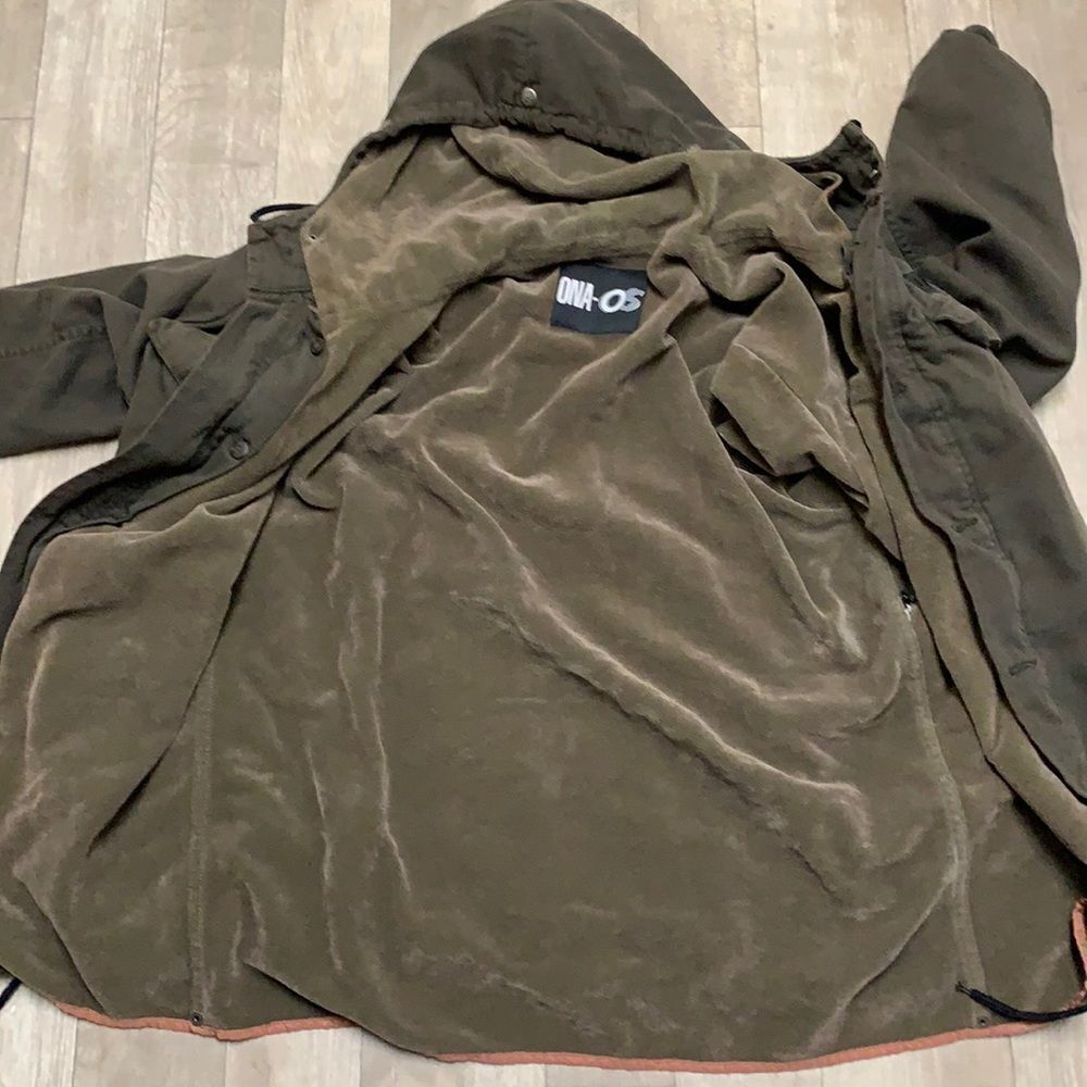 Mens ONA-OS‎ Army Parka Military Hooded Utility Jacket - Picture 3 of 9